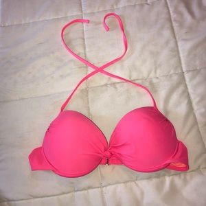 Hot pink bikini top